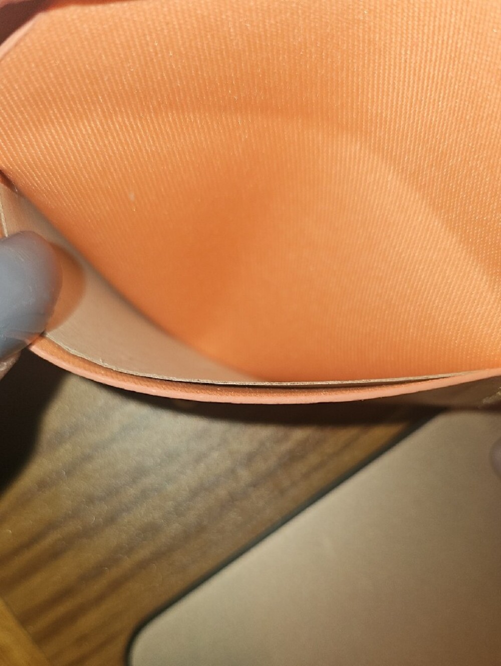 Minor History Peach and Gold Envelope Coin Purse - Picture 5 of 5